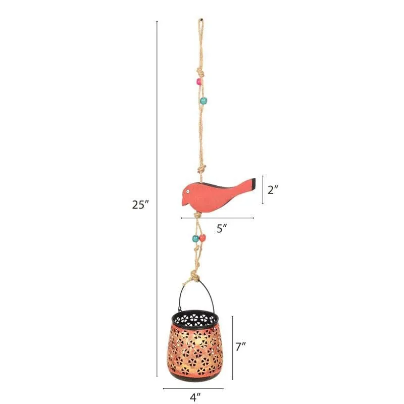 Chidiya Love Bird Feeder - Red media 5