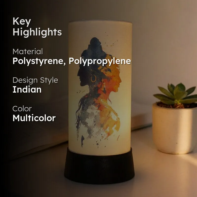 Mahadev Divine Handmade Table Lamp media 2