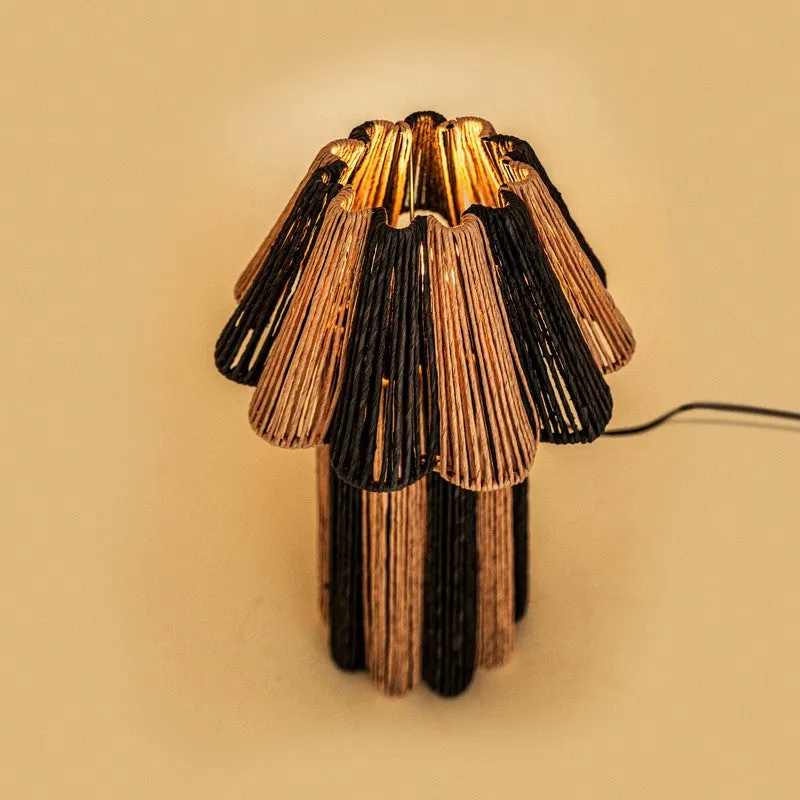 Orange Tree Kenji Marble Table Lamp - Black,Beige media 5