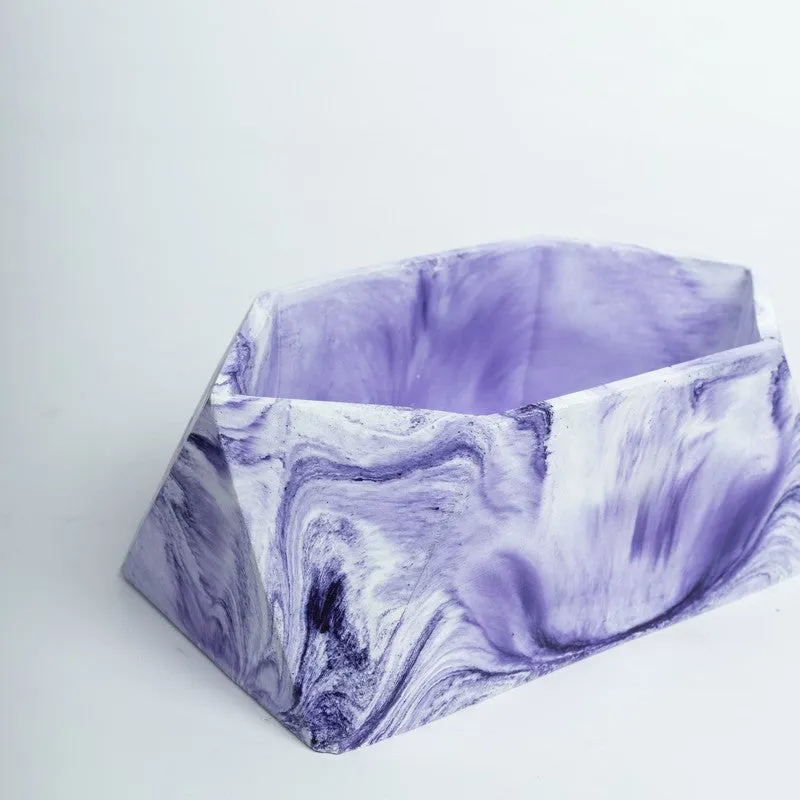 Trapex Concrete Planter - Purple media 5