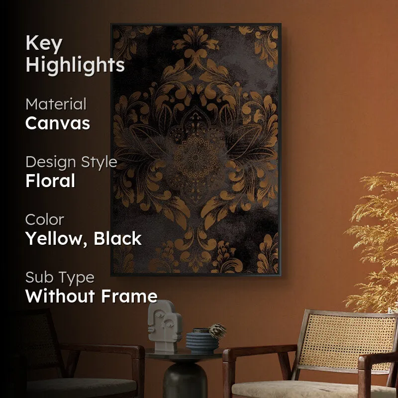 Golden Regalia Wall Painting media 2