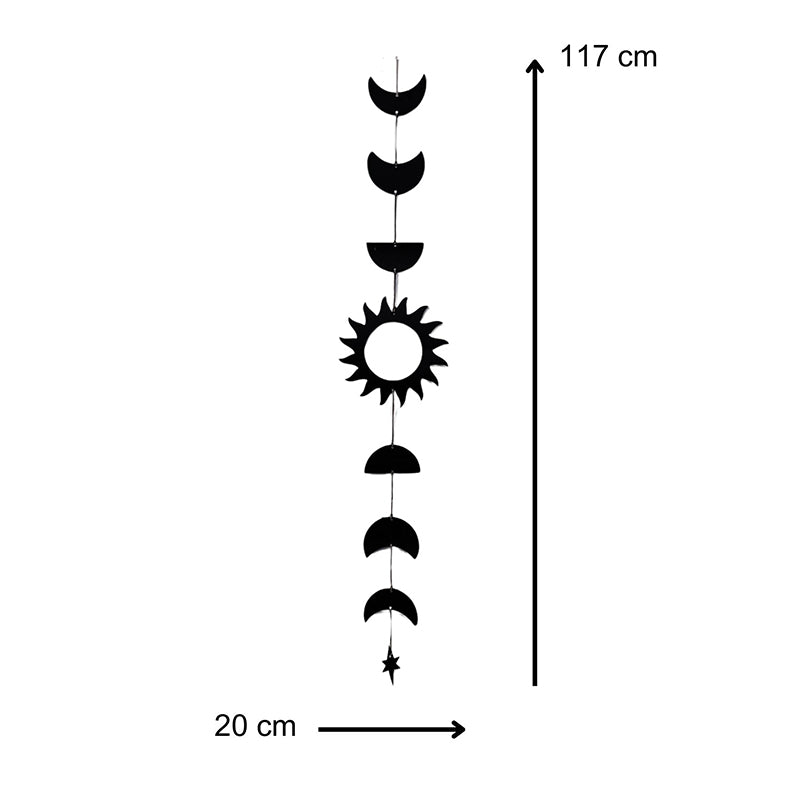 The Sun & Moon Black Iron Wall Accent media 5