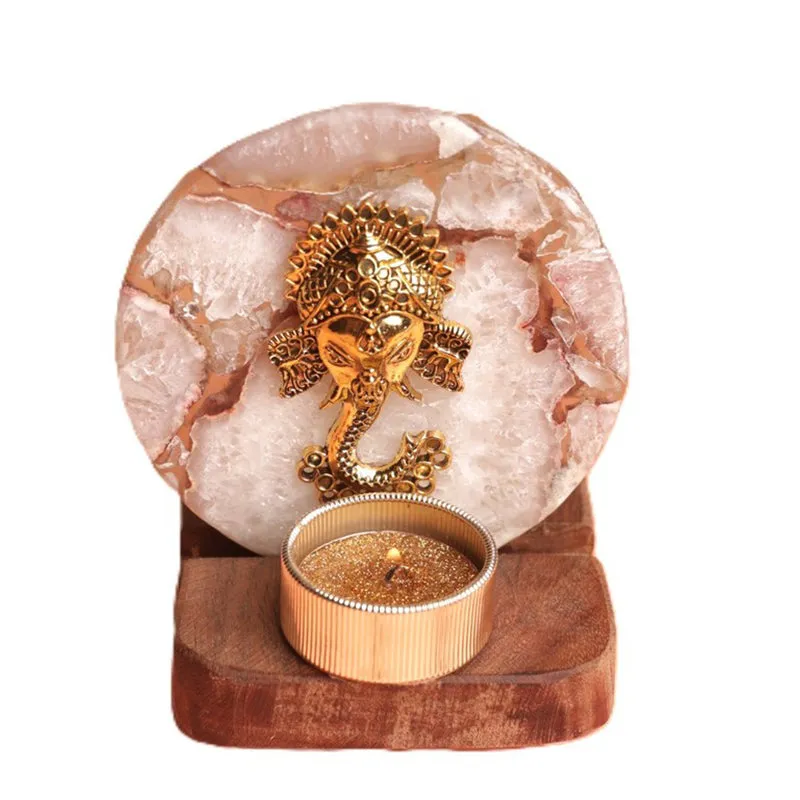 Mystic Harmony Ganesha Tealight Holder media 5