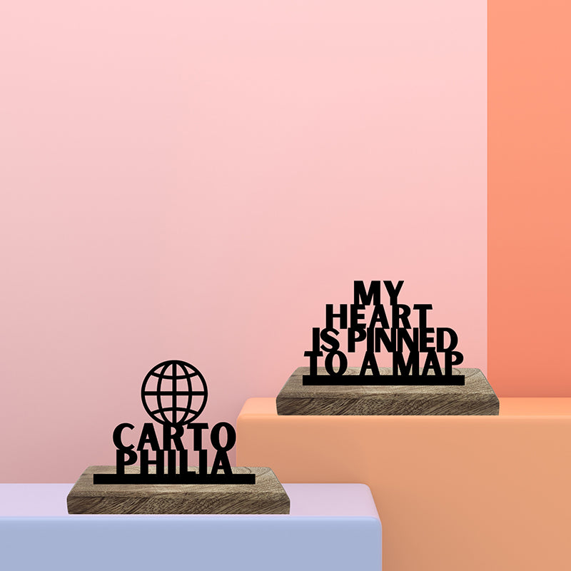 Cartophile Showpiece - Set Of Two