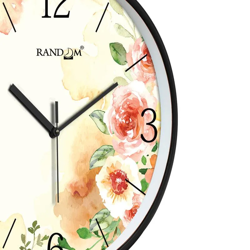 Dean Floral Wall Clock media 4