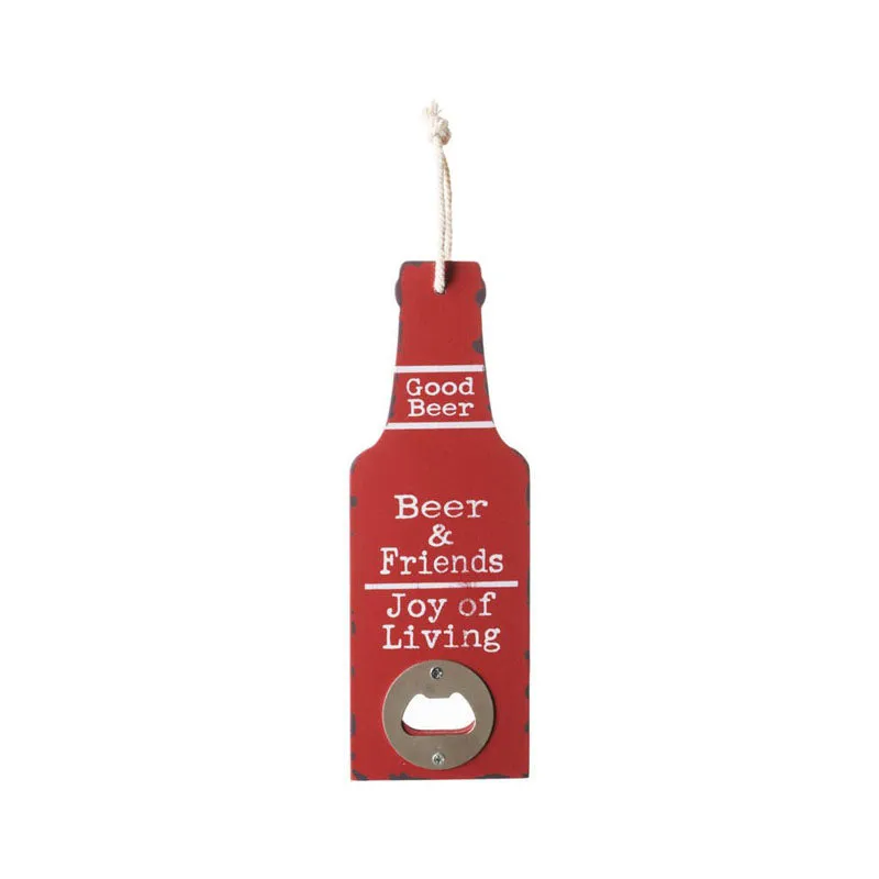 Beer & Friends Bottle Opener - Red media 6