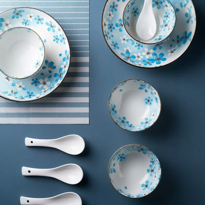 Elara Porcelain Soup Bowls - Six Piece Set - 4