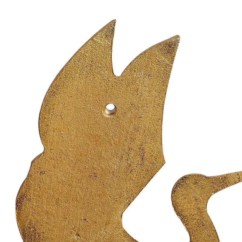 Golden Flock Aluminium Wall Accents - Set Of Five media 3