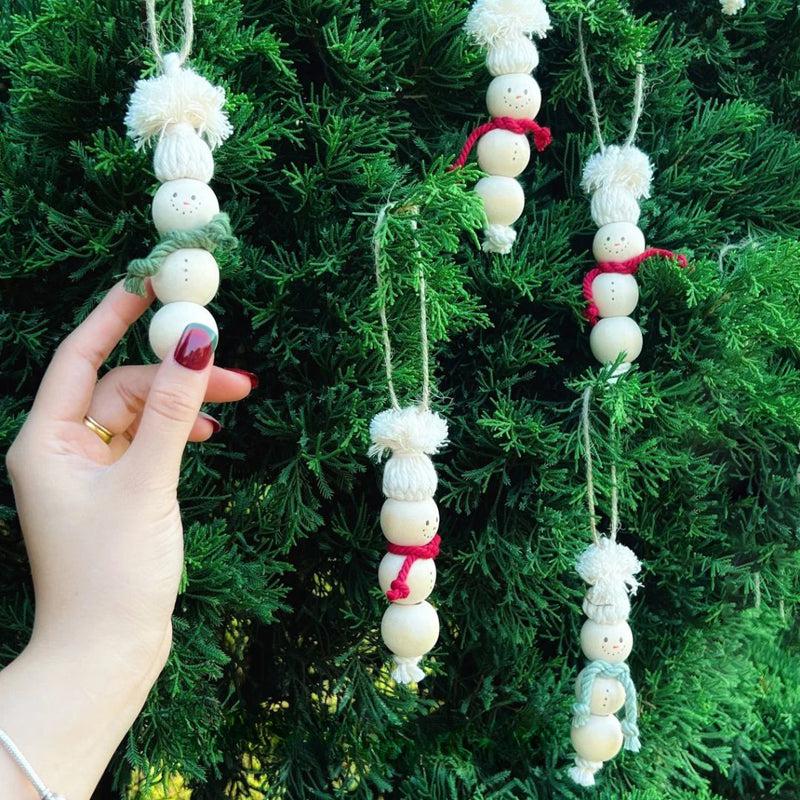 Snowball Buddies Christmas Ornament - Set Of Five