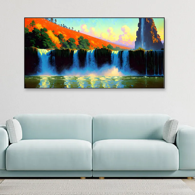 Cascade Calsia Canvas Wall Painting media 1