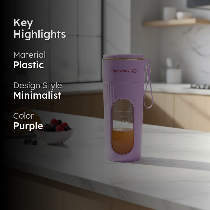 Portable Plastic Mixer - Purple media 2