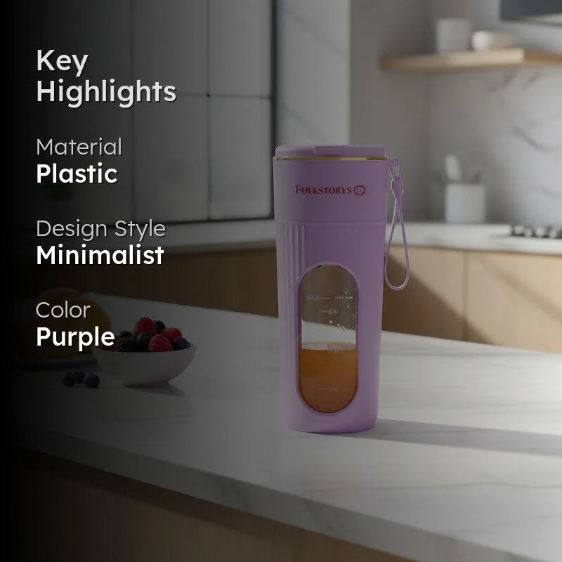 Portable Plastic Mixer - Purple media 2