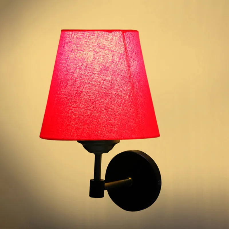 Aquilon Steel & Cotton Wall Lamp - Red media 5