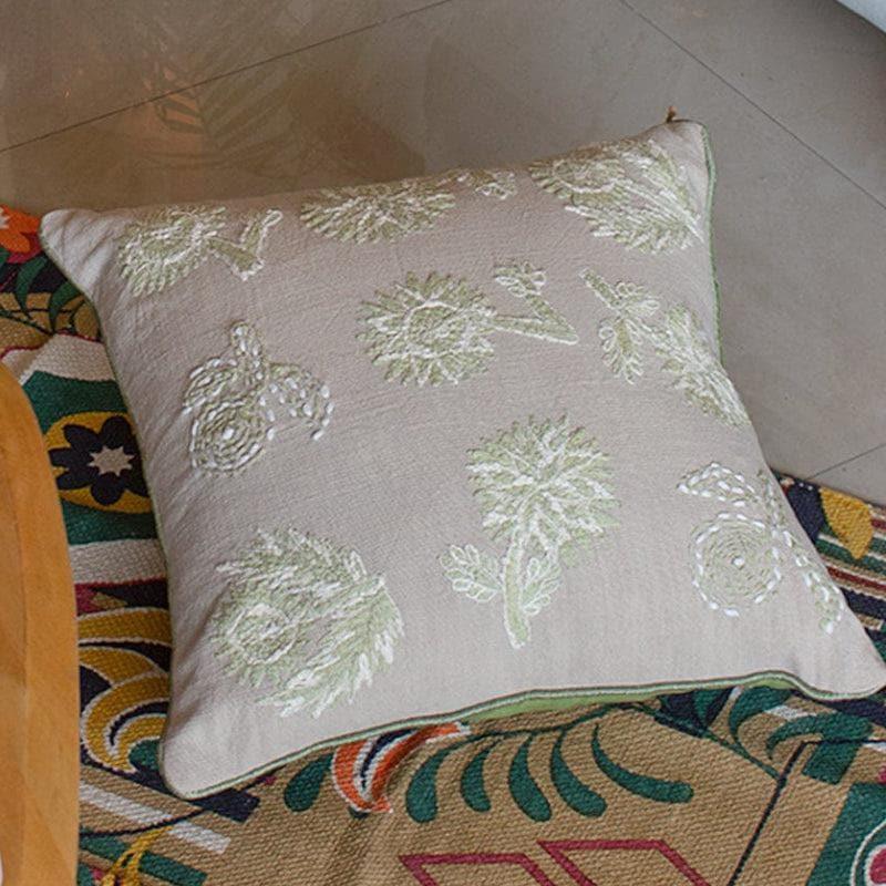 Dew Drops Embroidered Cushion Cover media 2