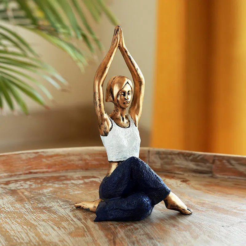 Yoga Grace Resin Showpiece media 1