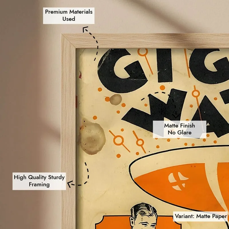 Giggle Water Archival Canvas Wall Art - Brown media 8