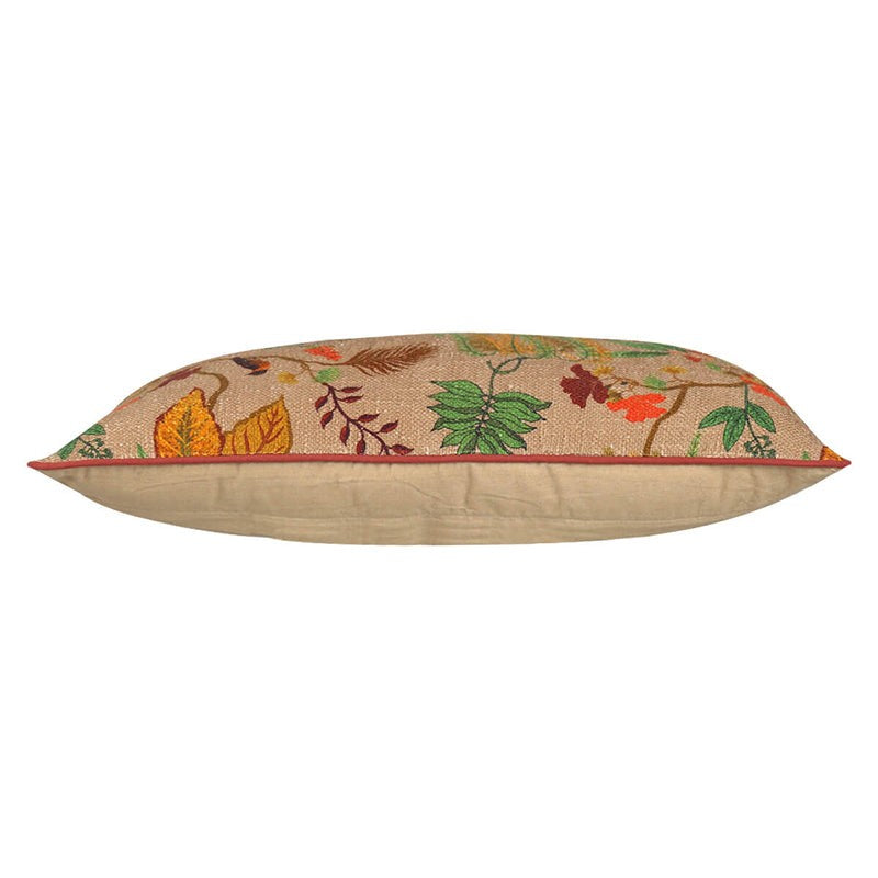 India Circus Frond & Bloom Cotton Cushion Cover - Set Of Two media 5
