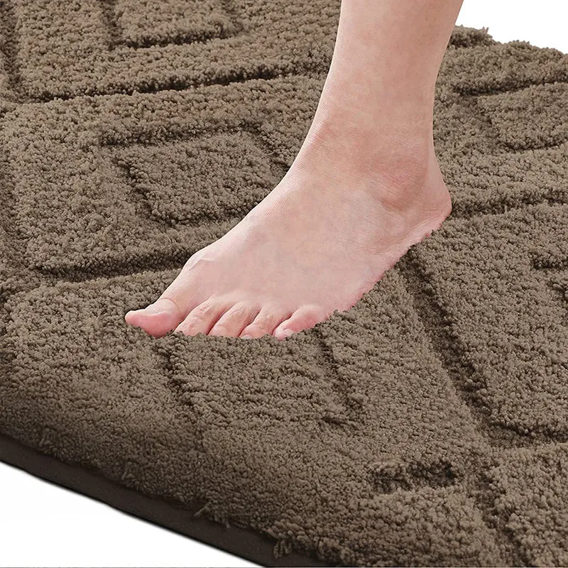 Zella Anti Skid Bath Mat - Brown media 5