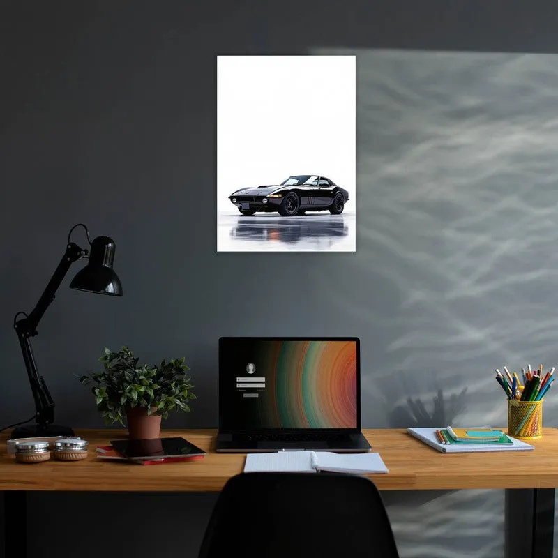 Midnight Racer Wall Poster - Black media 3