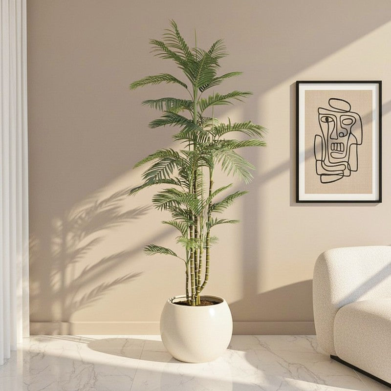 Verde Vita Artificial Plant With Black Plastic Pot - 8.6 Feet