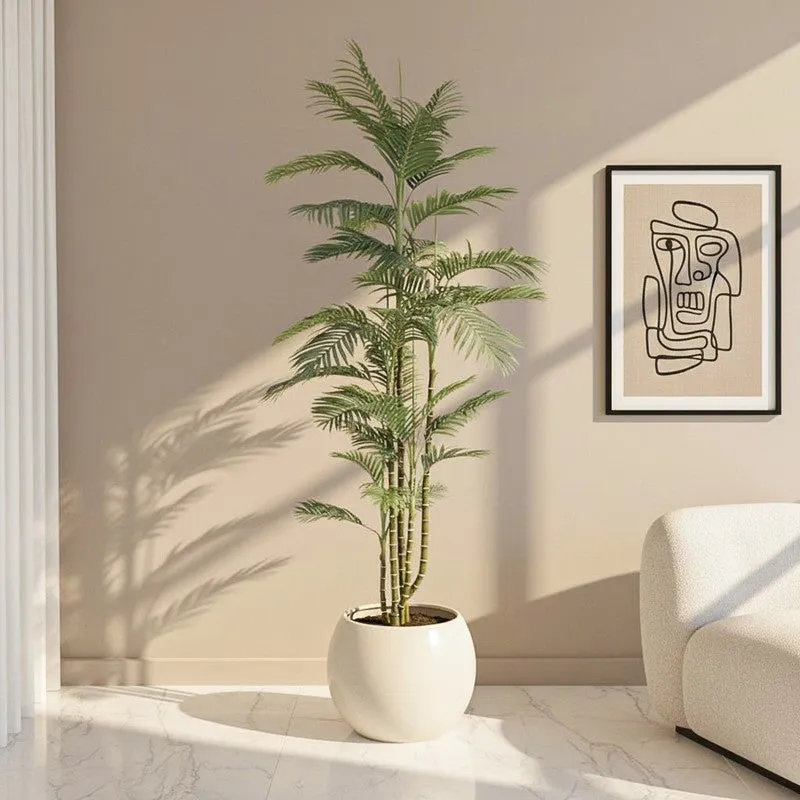 Verde Vita Artificial Plant With Black Plastic Pot - 8.6 Feet media 1