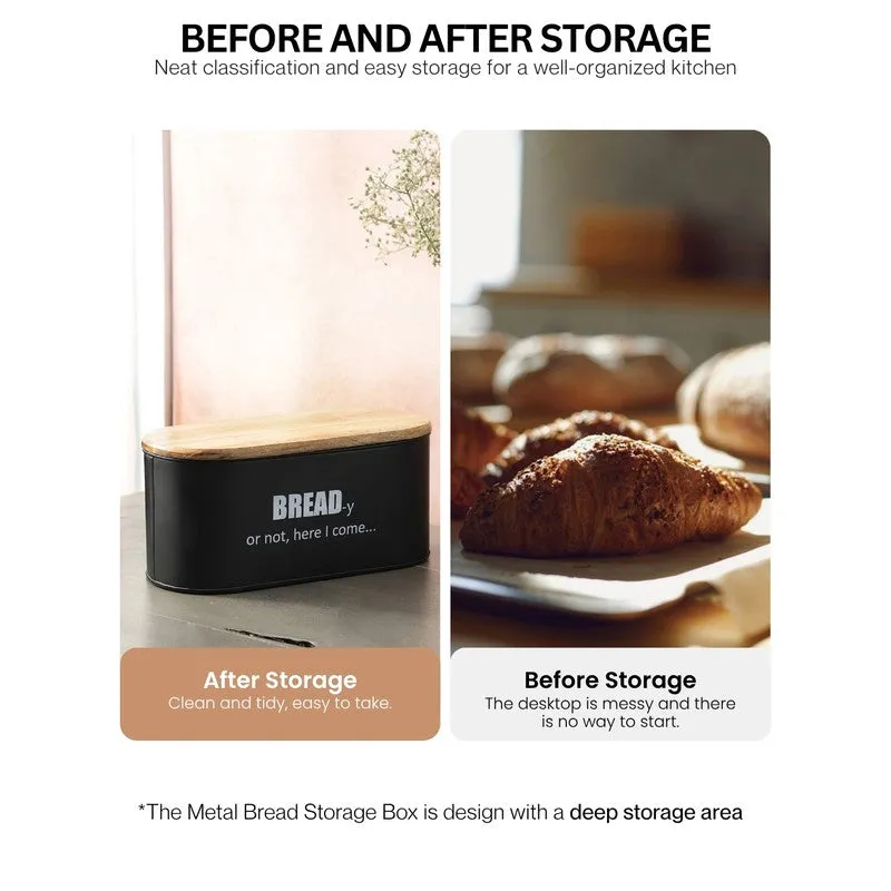 Versatile Bread Box with Lid media 6