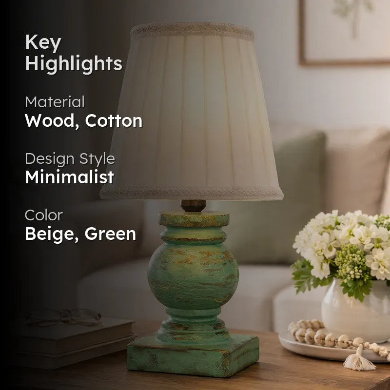 SolidVista Wooden Table Lamp media 2