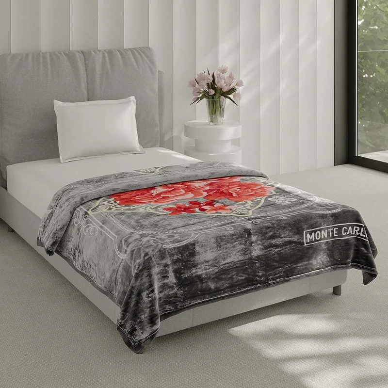Monte Carlo Blush Bloom Blanket - 483 GSM media 4