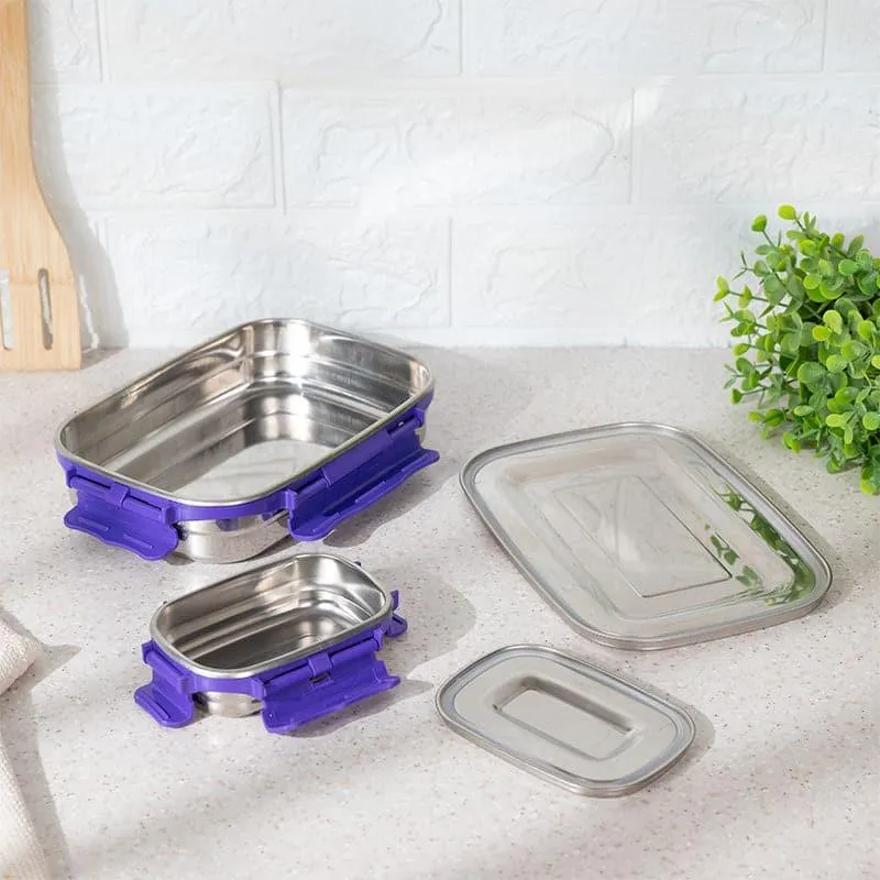 Ligo Violet Lunch Box (800/150 mL) - Two Piece Set media 3