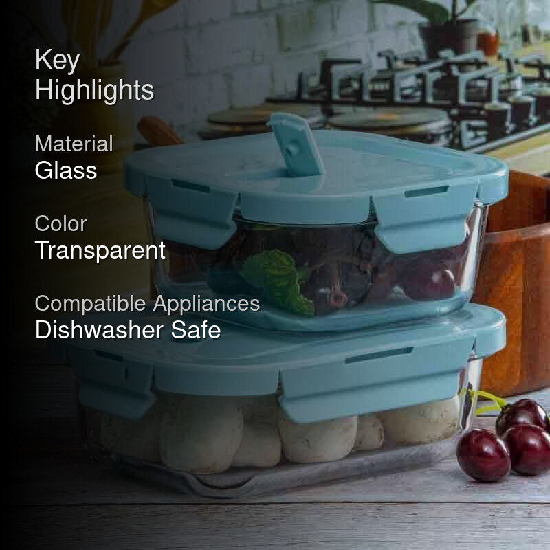 Foodzo Lunch Box (500/620 ml) - Set of Two media 2