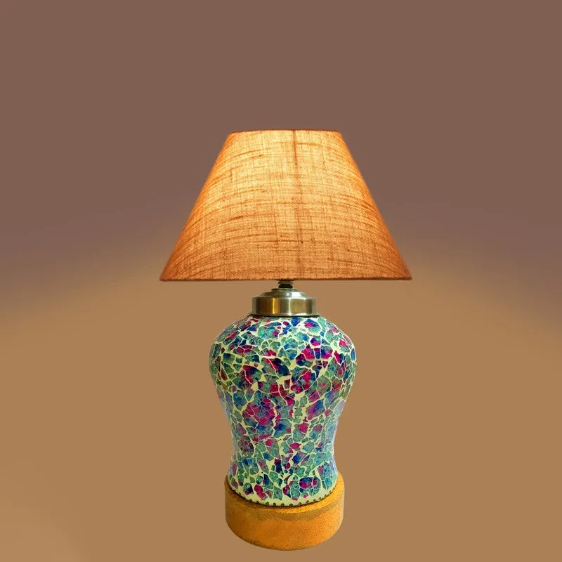 Glowex Wooden Table Lamp - Multicolor media 4