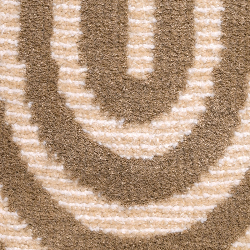 Aneeta Soft Pile Anti-Skid Polyester Carpet - Beige media 4