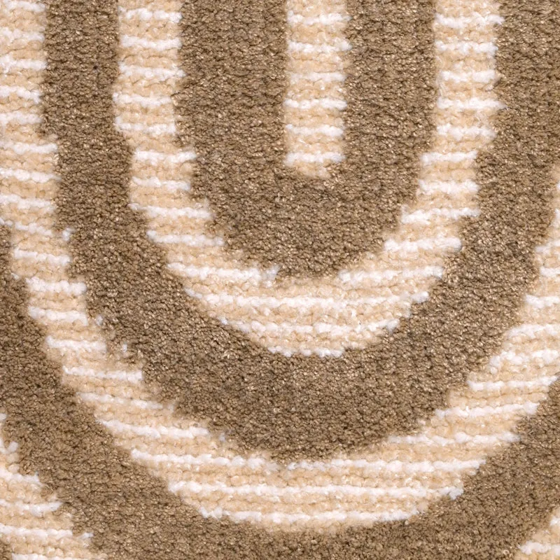 Aneeta Soft Pile Anti-Skid Polyester Carpet - Beige media 4