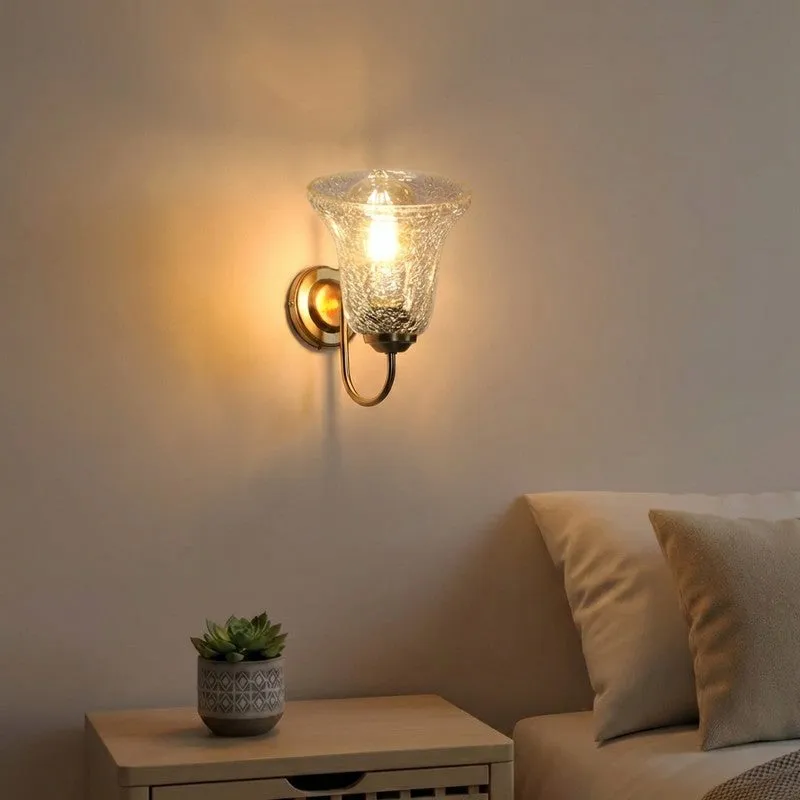 Crystal Glass Wall Lamp media 1