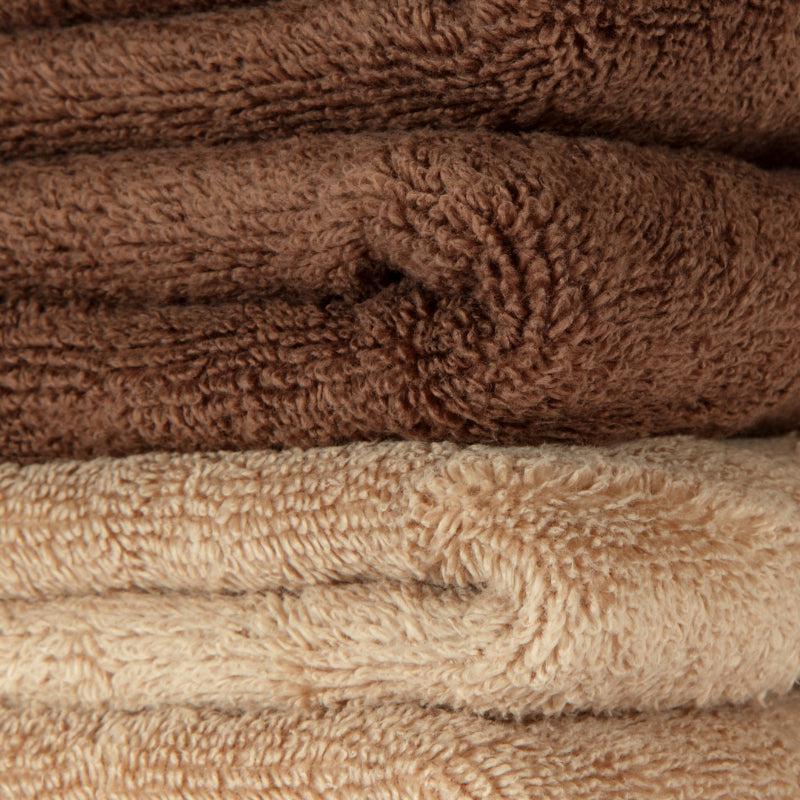 Miorah Hand Towel (Brown & Beige) - Set Of Four media 3
