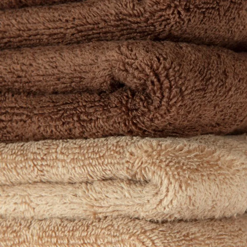 Miorah Hand Towel (Brown & Beige) - Set Of Four media 3