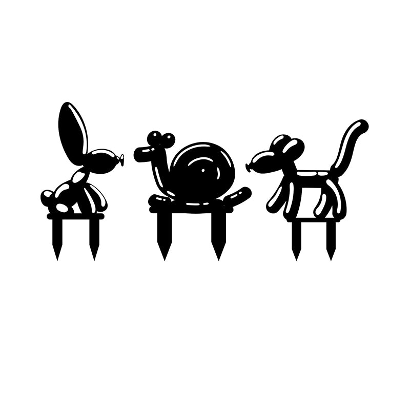 Balloon Play Garden Stake - Set Of Three media 5