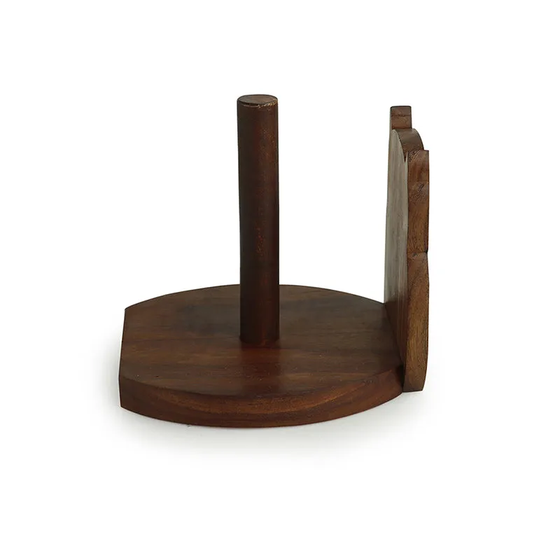 Krittika Sheesham Wood Tissue Holder media 5