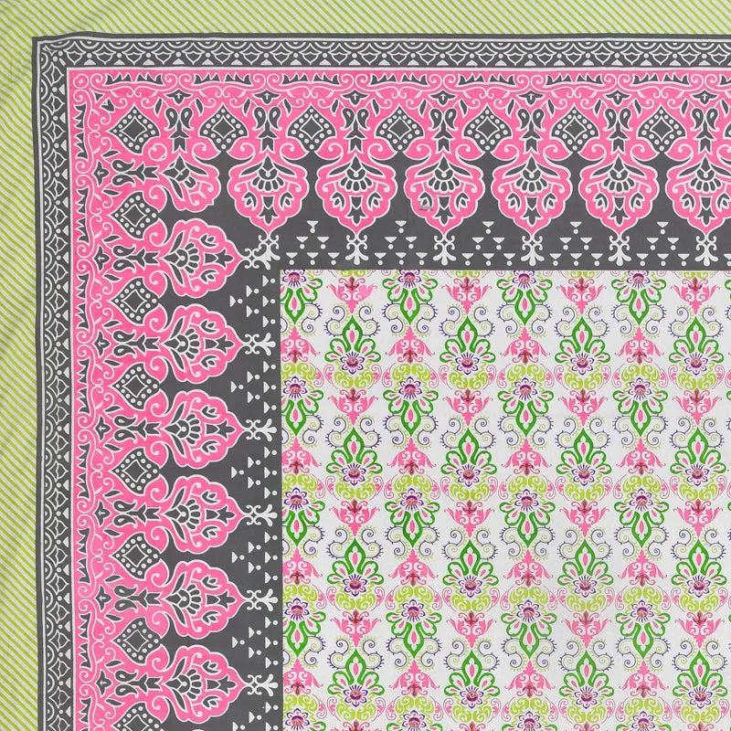 Rajni Cotton Bedsheet (Pink) - 180 TC media 6