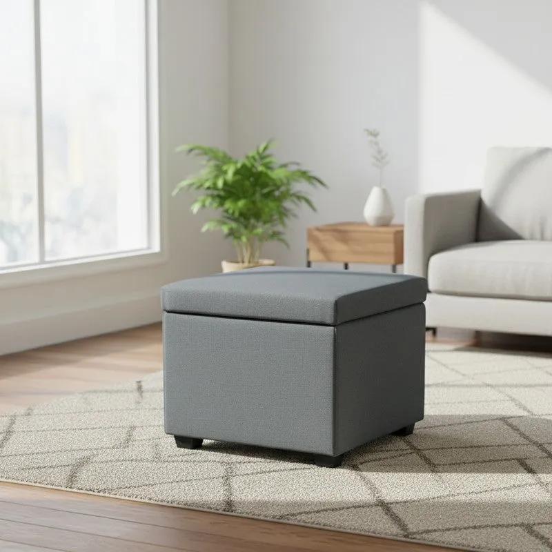 Kavino Plurio Ottoman - Grey media 1