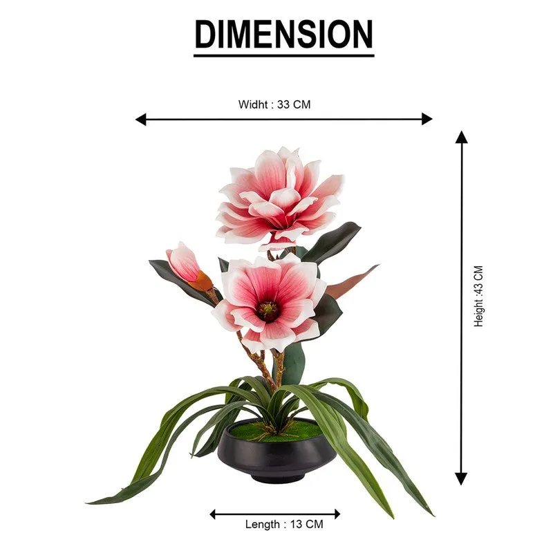AarviDecor Crimson Bloom Foam Artificial Plants media 8