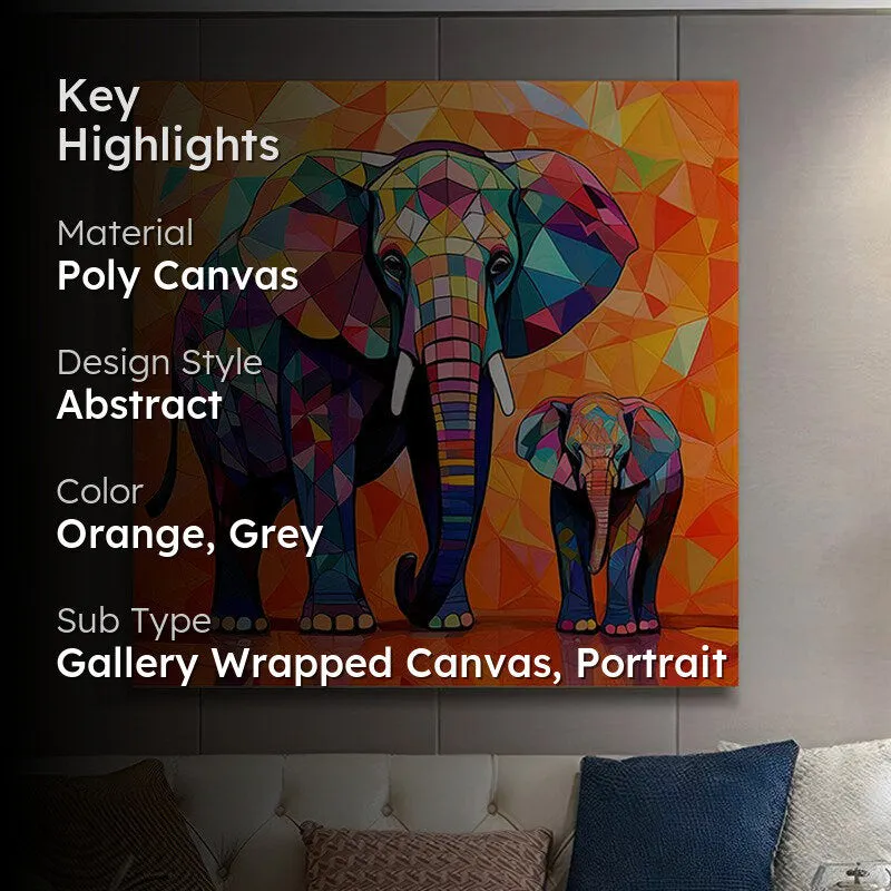 Party Pop Elephants Wall Painting media 2