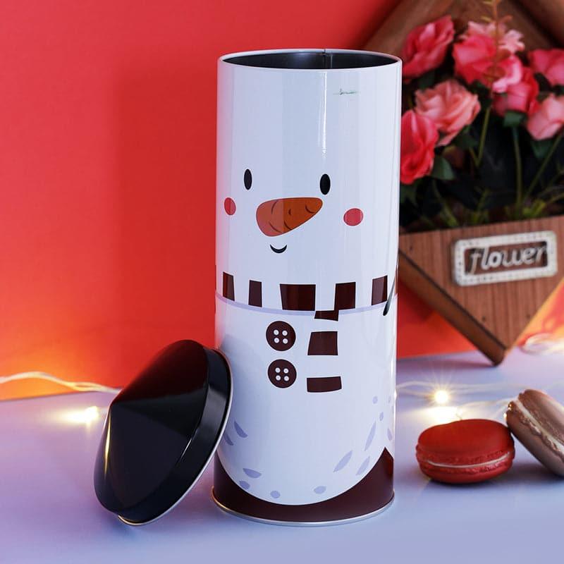 Snowman Stack Storage Jar media 3