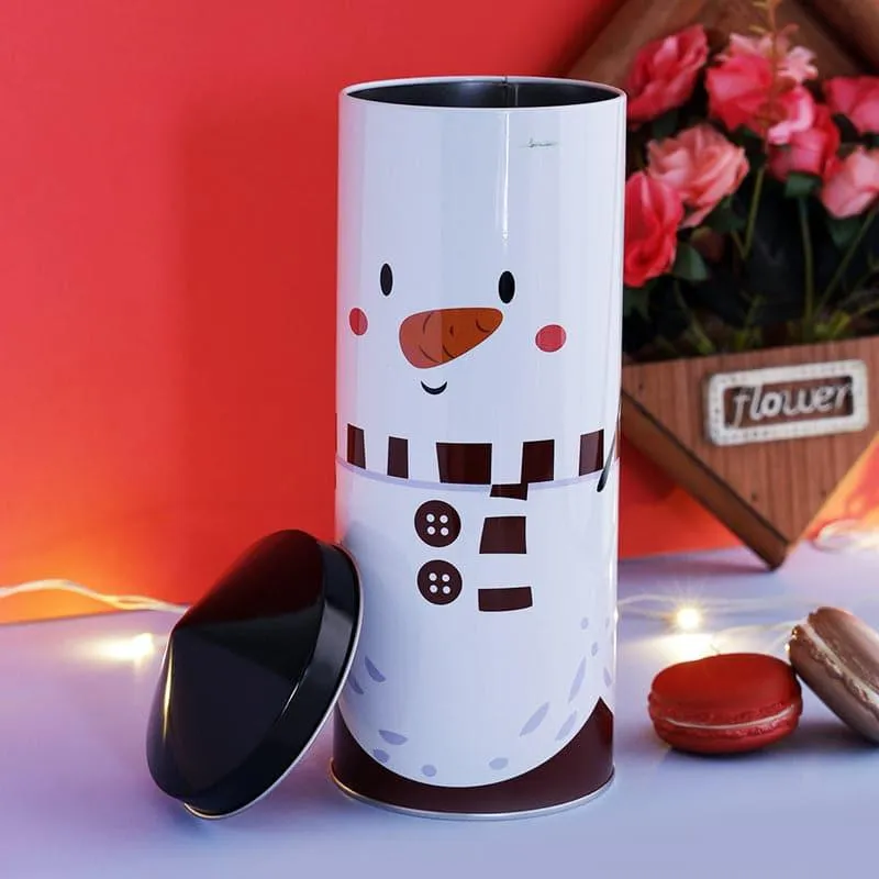 Snowman Stack Storage Jar media 3