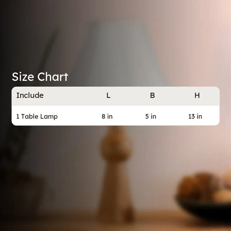 Angler Beam Wooden Table Lamp - White,Brown media 6