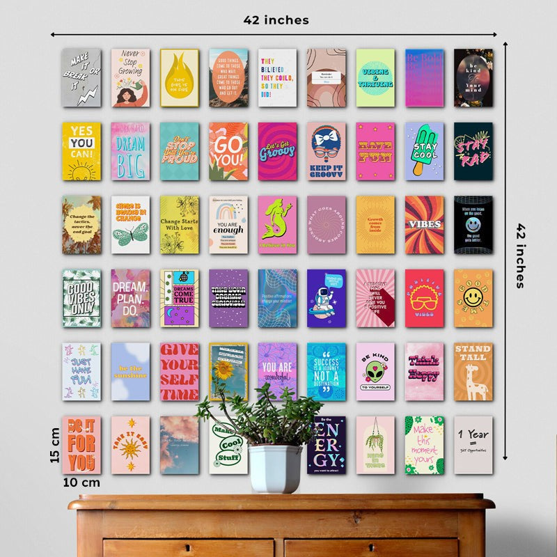 Art Of Positivity Wall Poster - Set Of Fifty Four media 7