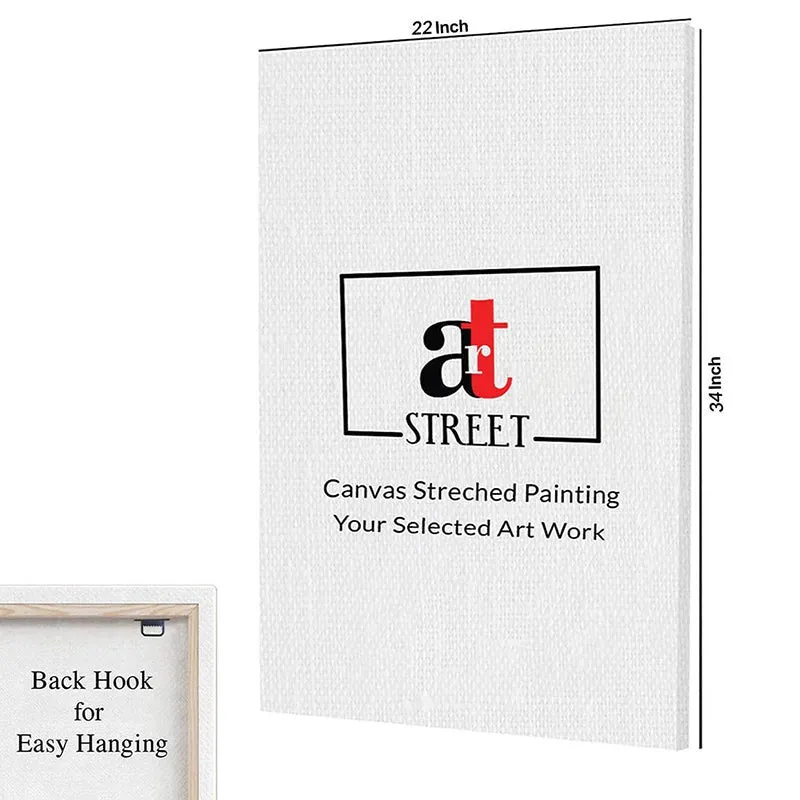 Sitaron ki Phool Canvas Traditional Wall Art media 8