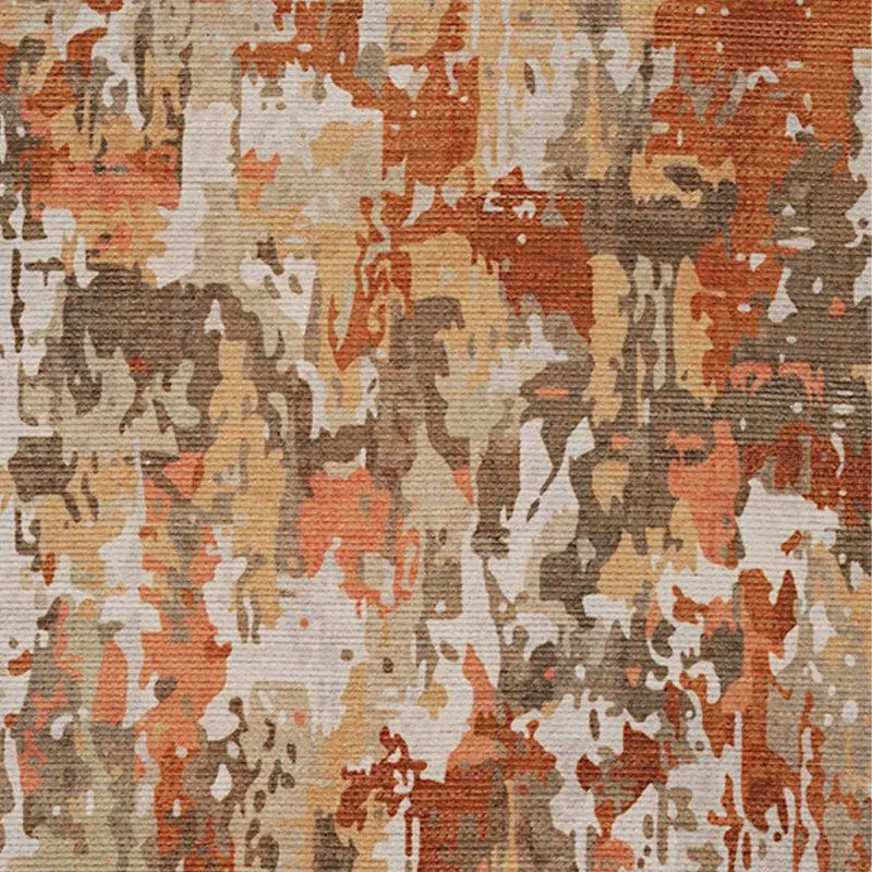 Aria Abstract Polyester Carpet - Brown media 4