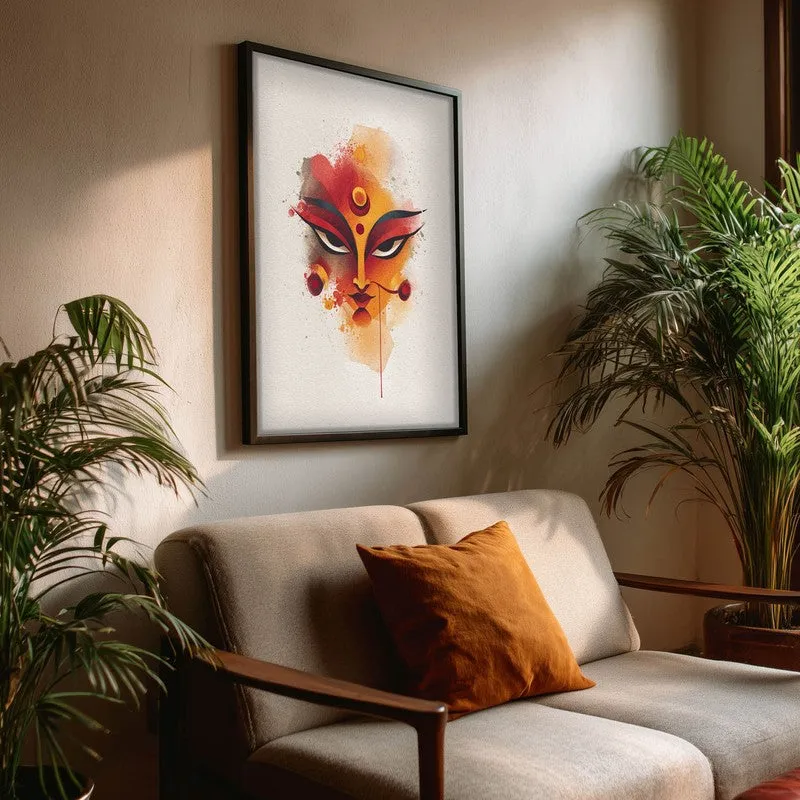 Jagat Swamini Maa Durga Archival Paper Wall Art media 3