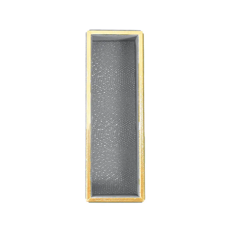Tisquo Faux Leather Cutlery Tray - Grey media 5